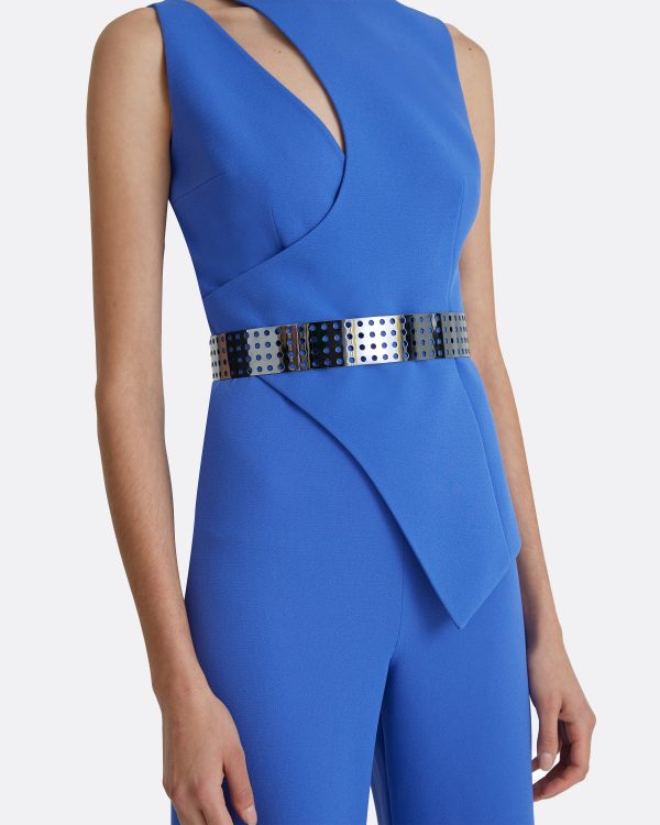 Clio Gunmetal Metal Belt - Image 3