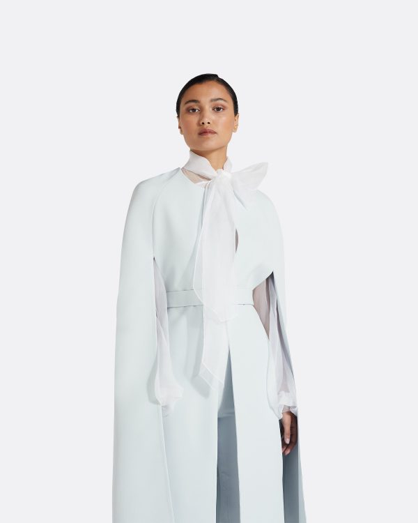 Carlota Ice Blue Coat - Image 3