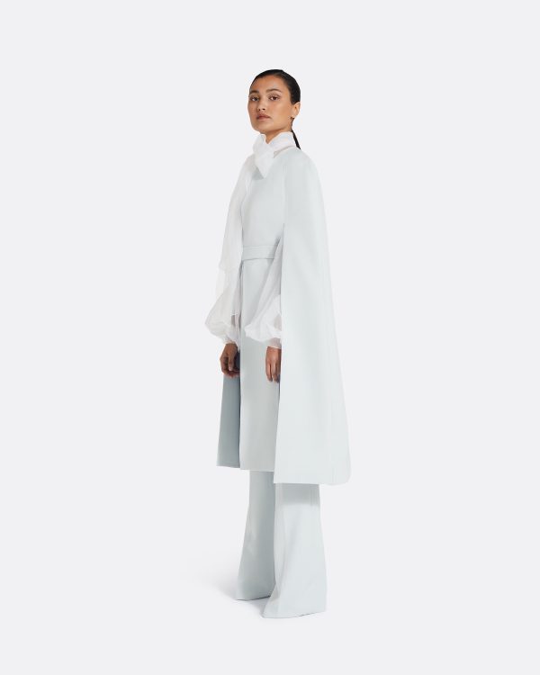 Carlota Ice Blue Coat - Image 4
