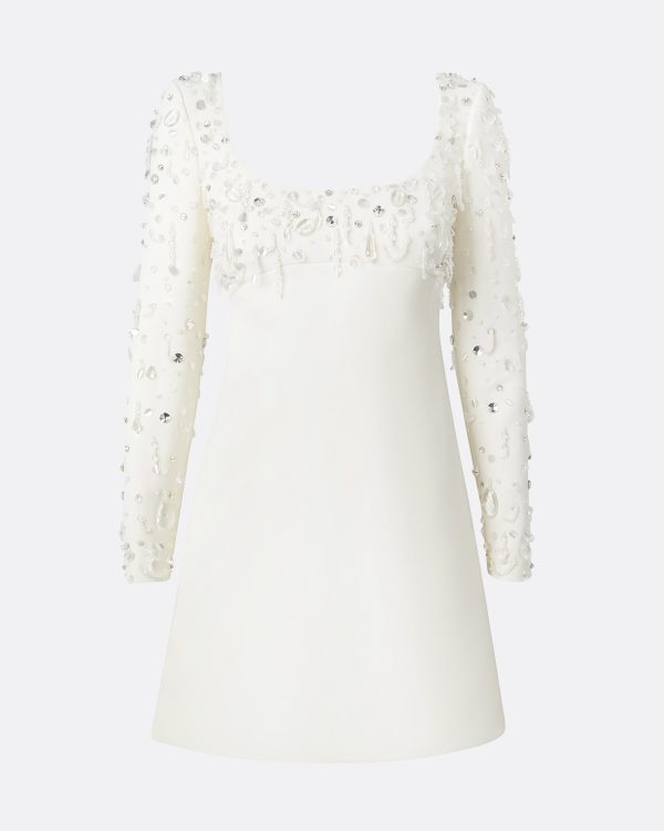 Susa Ivory Short Dress - Image 5