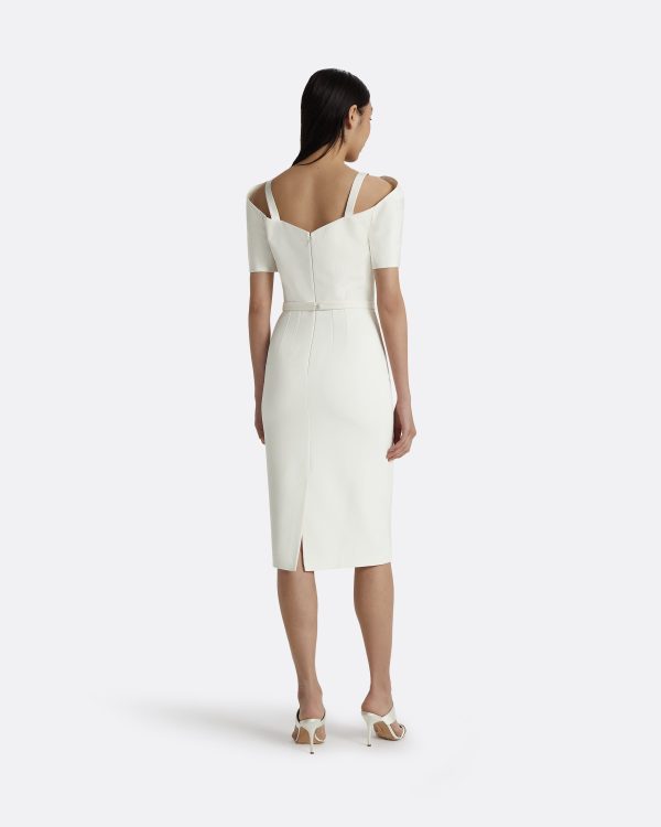 Kara Ivory Midi Dress - Image 2