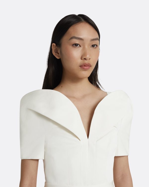 Kara Ivory Midi Dress - Image 3