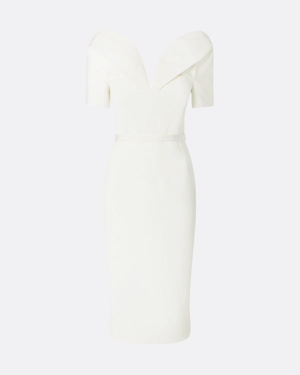 Kara Ivory Midi Dress - Image 5
