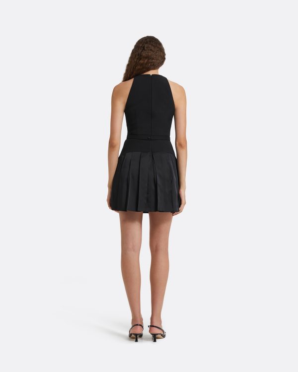 Tonina Black Short Dress - Image 2