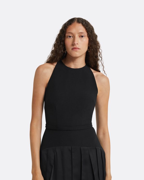Tonina Black Short Dress - Image 3