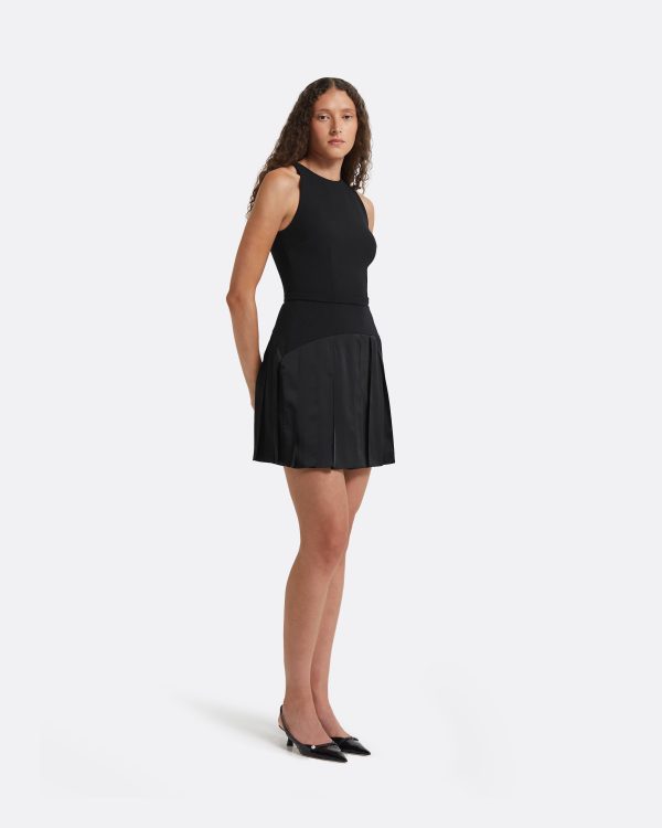 Tonina Black Short Dress - Image 4