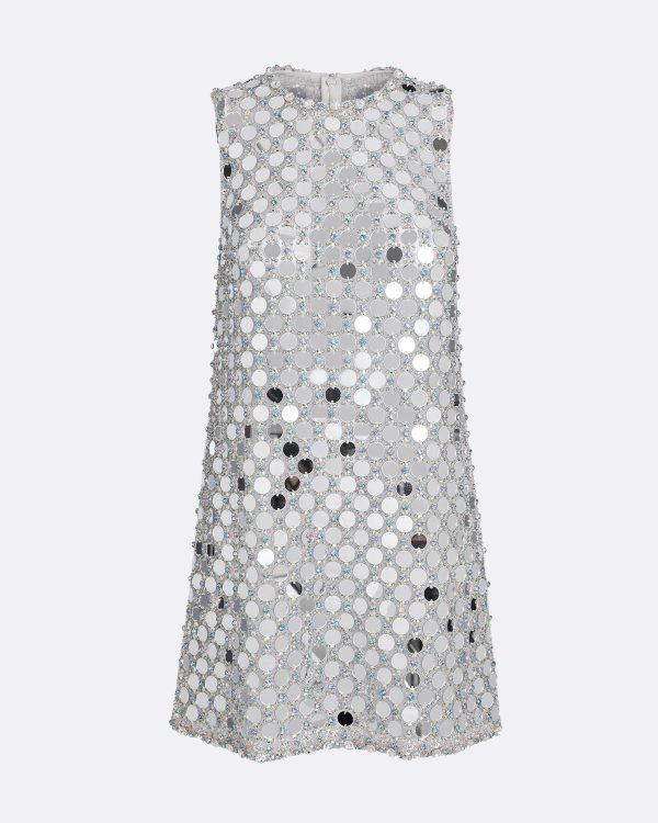 Amal Ivory & Multi-Pastel Short Dress - Image 5