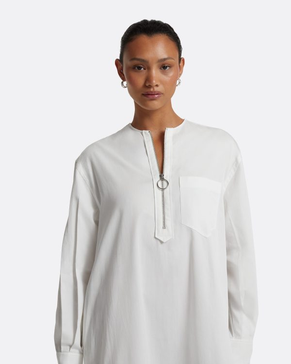 Sebiha Ivory Midi Dress - Image 3
