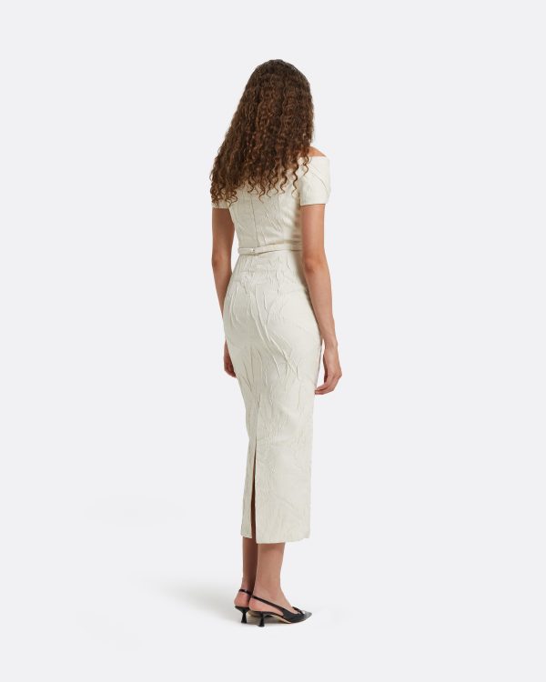 Tonyi Ivory Midi Dress - Image 2