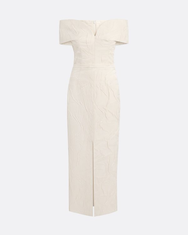 Tonyi Ivory Midi Dress - Image 5