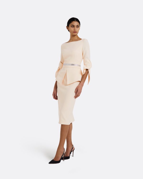 Alondra Vanilla Midi Dress - Image 4