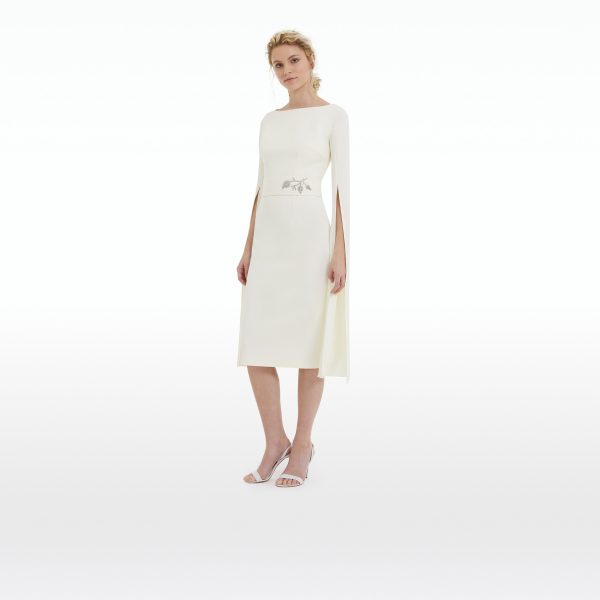 Octavia Flower Bud Embroidered Midi Dress - Image 5