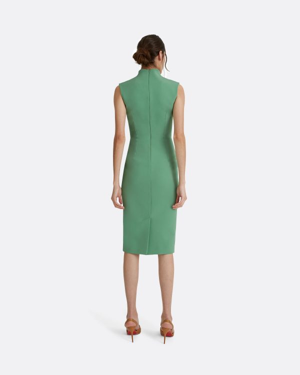 Loide Fern Green Midi Dress - Image 2