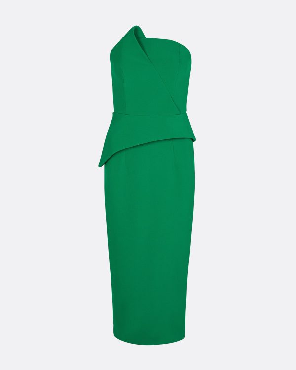 Delani Jewel Green Midi Dress - Image 6