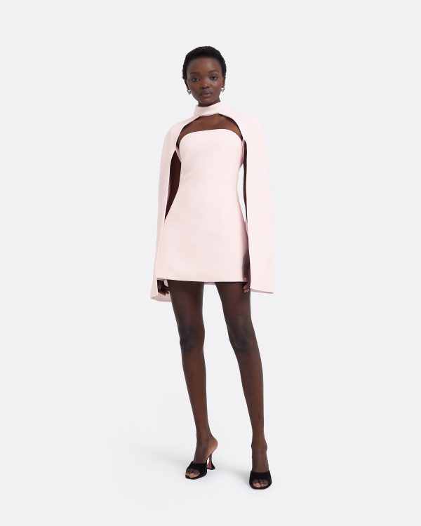 Rowan Barely Pink Short Dress - Image 5
