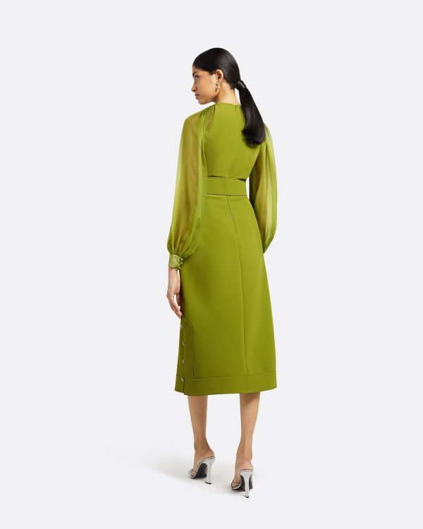 Viola Woodbine Midi Dress - Image 2