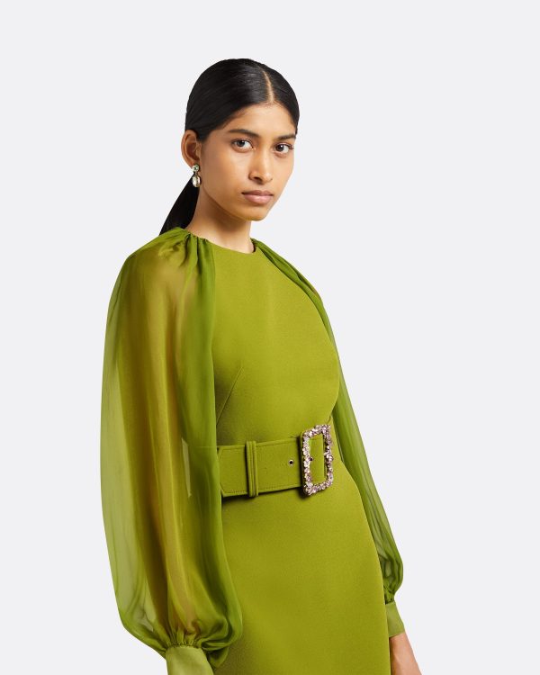 Viola Woodbine Midi Dress - Image 3