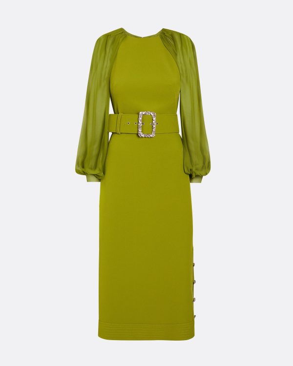 Viola Woodbine Midi Dress - Image 5