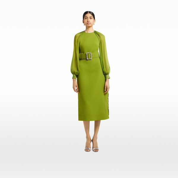 Viola Woodbine Midi Dress - Image 6