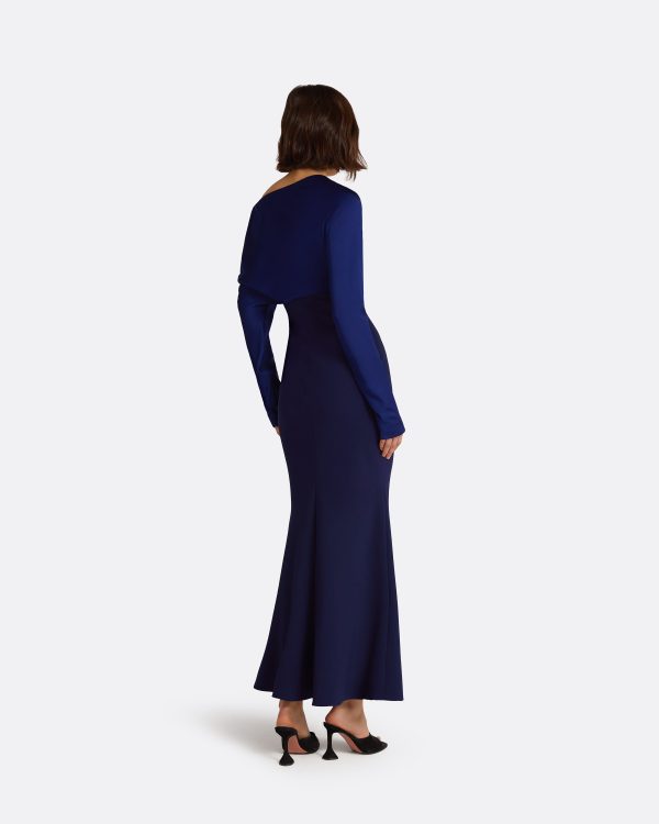 Alix Azurite Blue Midi Dress - Image 2