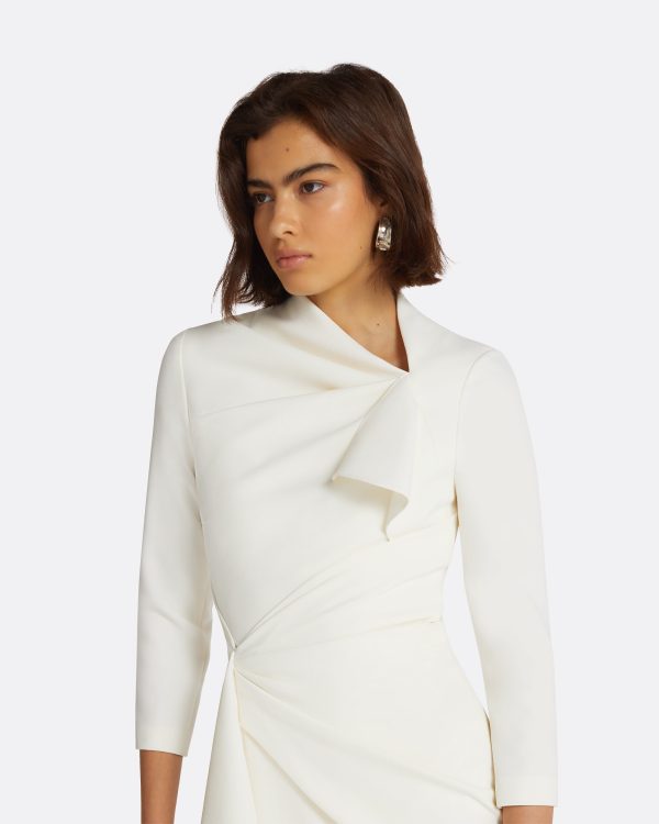 Avery Ivory Midi Dress - Image 3