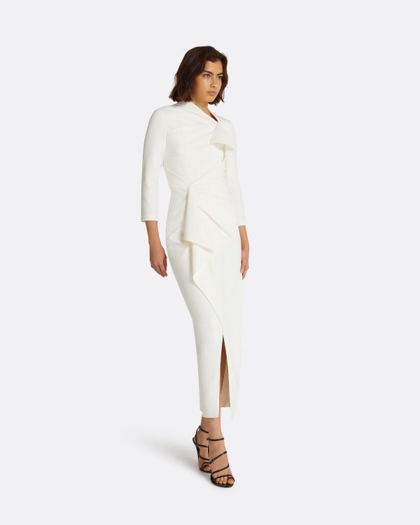 Avery Ivory Midi Dress - Image 4