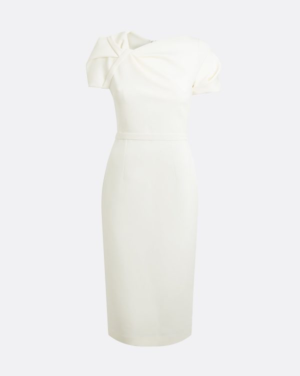 Callina Ivory Midi Dress - Image 5