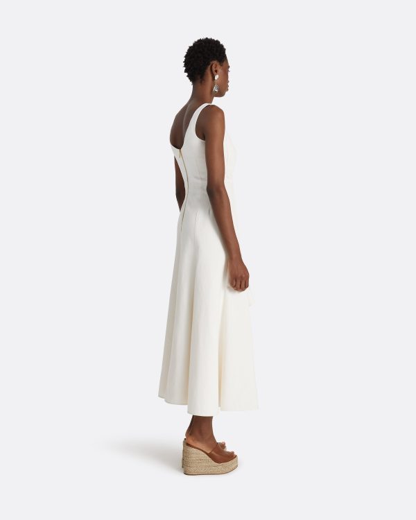 Echo Ivory Midi Dress - Image 2
