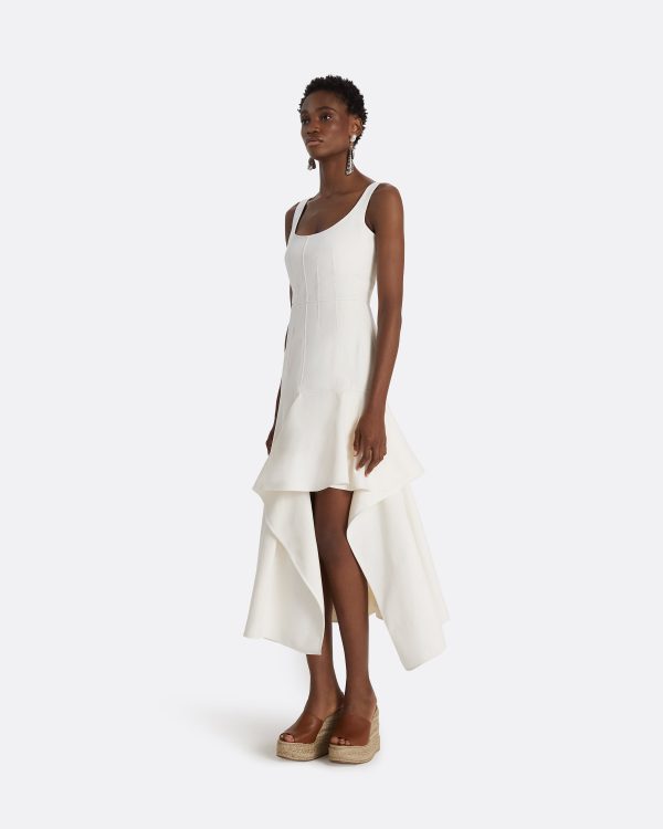 Echo Ivory Midi Dress - Image 4