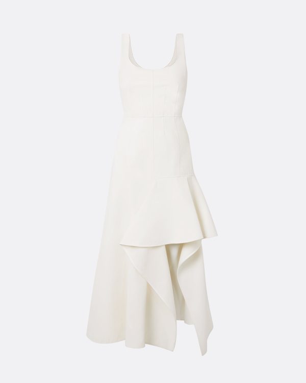 Echo Ivory Midi Dress - Image 5
