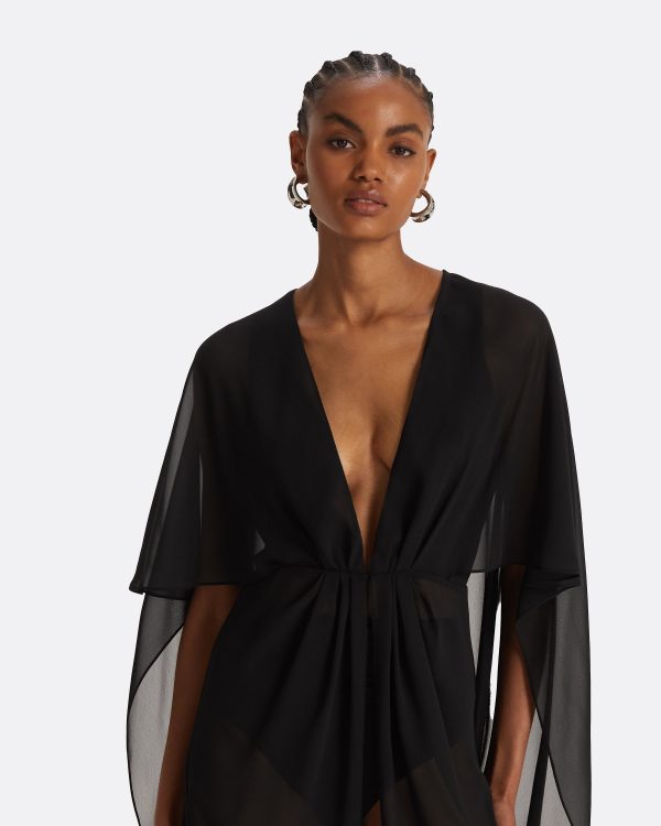 Davey Black Short Dress - Image 3