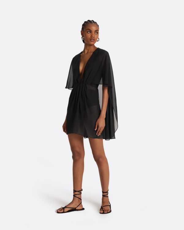 Davey Black Short Dress - Image 4