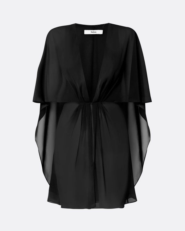 Davey Black Short Dress - Image 5
