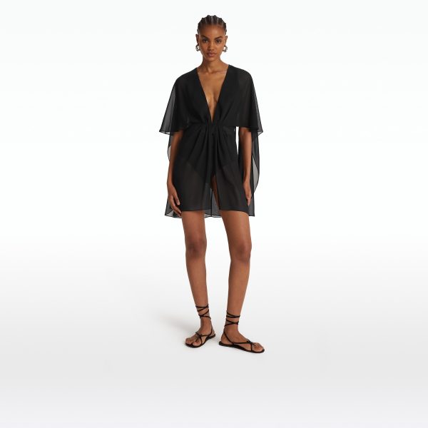 Davey Black Short Dress - Image 6