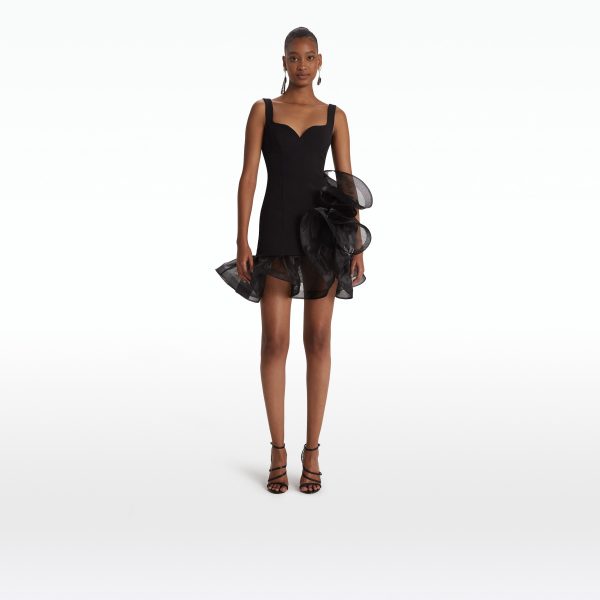 Tenaya Black Short Dress - Image 6