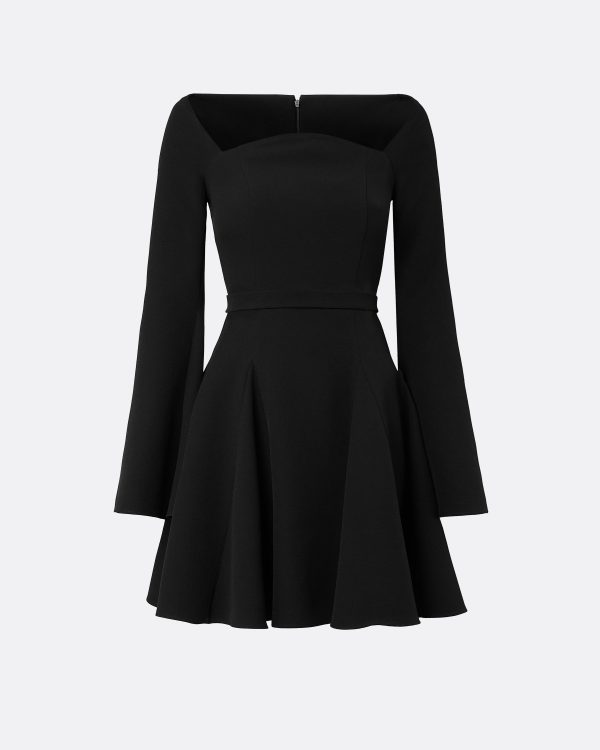 Aubrene Black Short Dress - Image 5