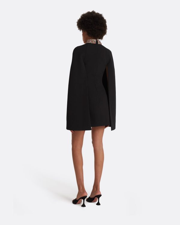 Harlow Black Short Dress - Image 2