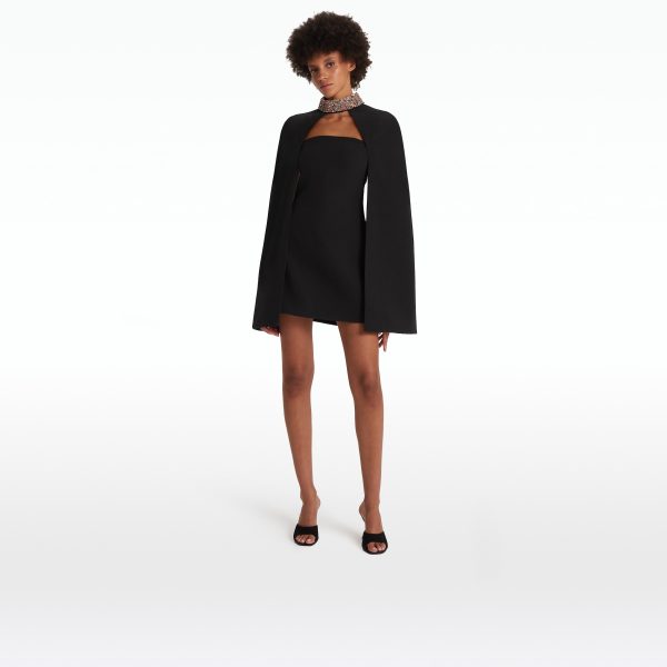 Harlow Black Short Dress - Image 6