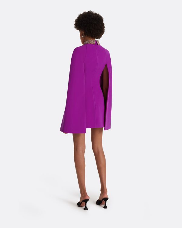 Harlow Magenta Short Dress - Image 2