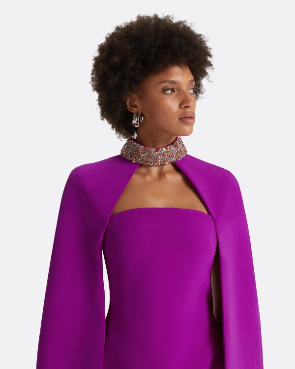 Harlow Magenta Short Dress - Image 3