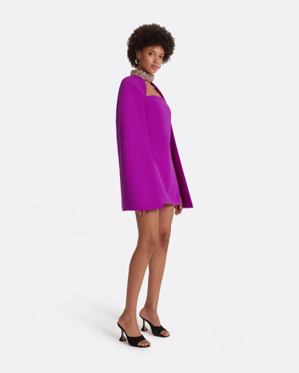 Harlow Magenta Short Dress - Image 4