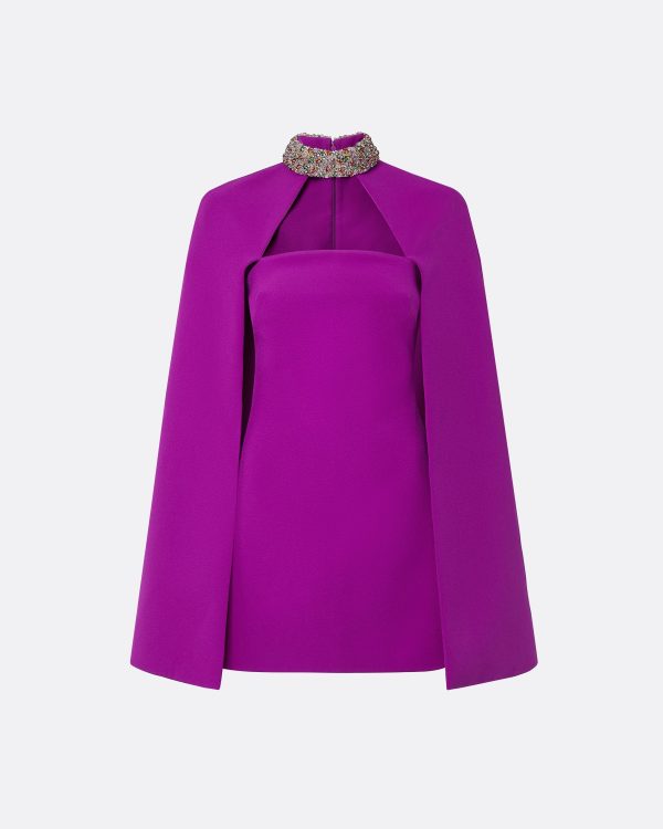 Harlow Magenta Short Dress - Image 5