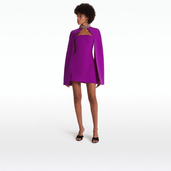Harlow Magenta Short Dress - Image 6