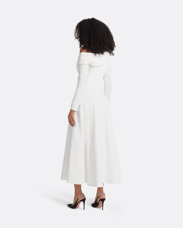 Blaike Ivory Midi Dress - Image 2