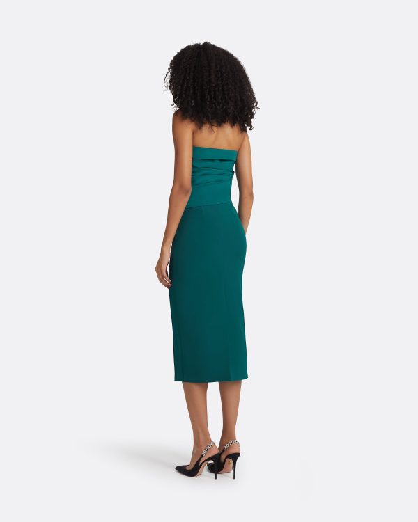 Arla Alpine Green Midi Dress - Image 2