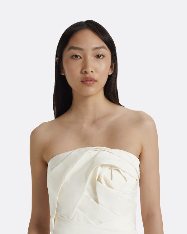 Arla Ivory Midi Dress - Image 3