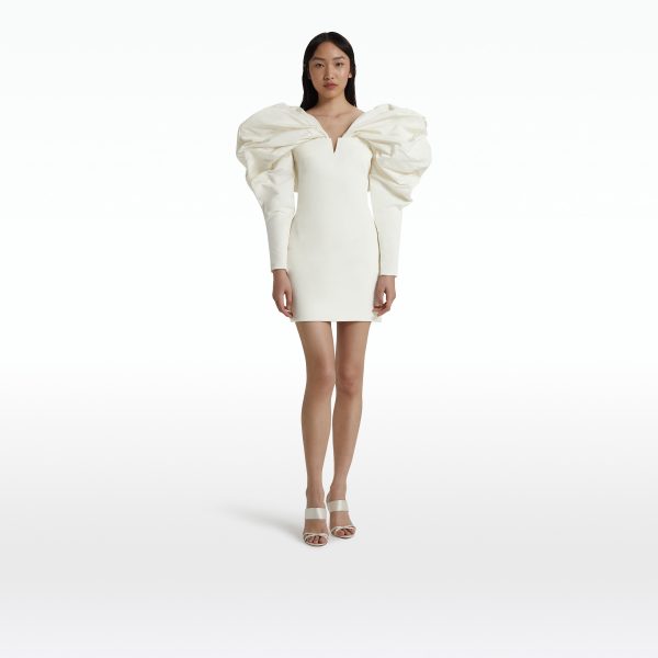 Lenna Ivory Short Dress - Image 6