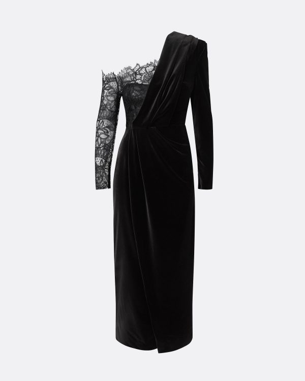 Ruth Black Midi Dress - Image 5