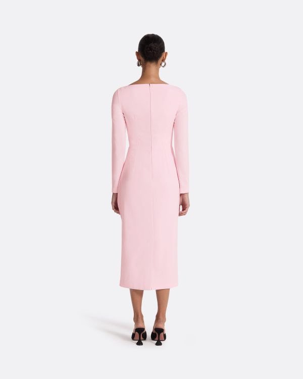 Craina Peony Blush Midi Dress - Image 2
