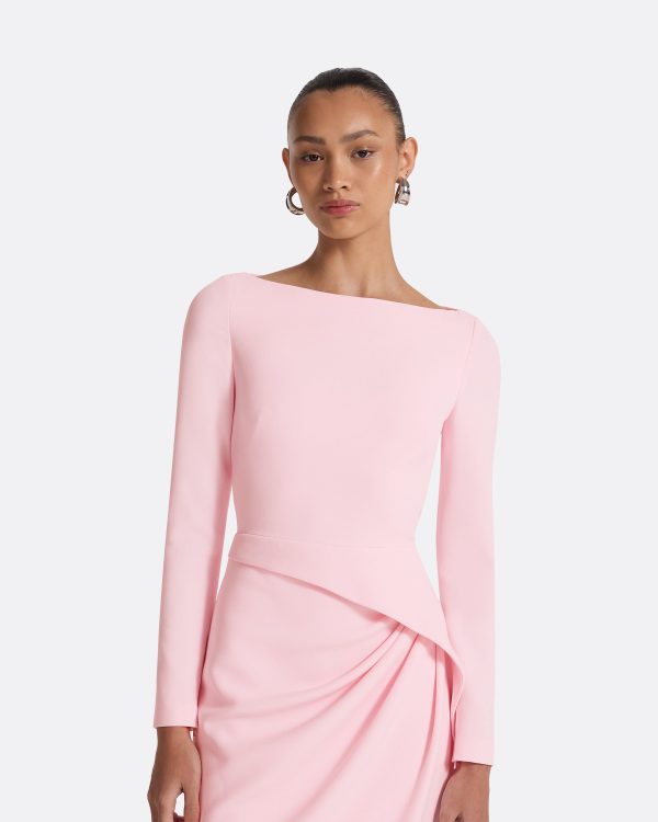 Craina Peony Blush Midi Dress - Image 3